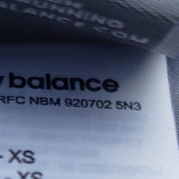 NEW BALANCE Jacket Windbreaker Blue Lightweight Hoodie Paisley XS - Picture 16 of 16